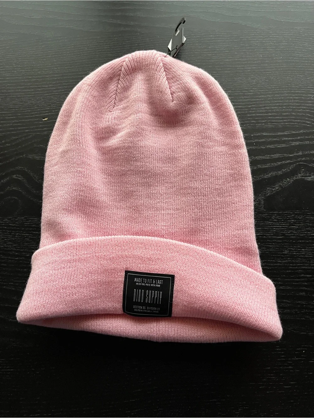 Bond Supply Pink Beanie Knit Cuffed Winter Hat Unisex One Size NWT